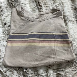 American Eagle Short Sleeve Retro Stripe Style Tee